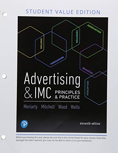 Imagen de archivo de Advertising & IMC: Principles and Practice, Student Value Edition Plus MyLab Marketing with Pearson eText -- Access Card Package (11th Edition) a la venta por EXPEDITEBOOKS