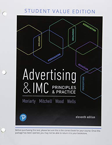 Stock image for Advertising & IMC: Principles and Practice, Student Value Edition Plus MyLab Marketing with Pearson eText -- Access Card Package (11th Edition) for sale by EXPEDITEBOOKS