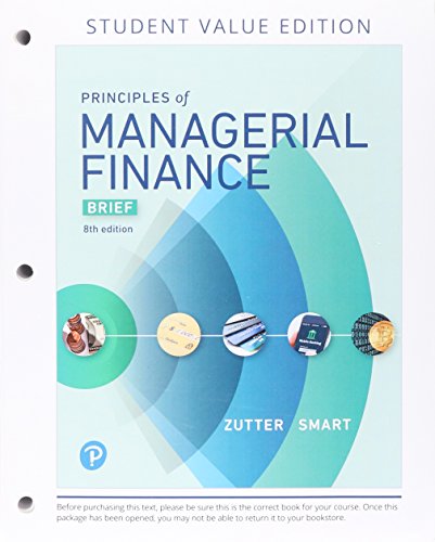 9780134830193: Principles of Managerial Finance (Pearson Series in Finance)