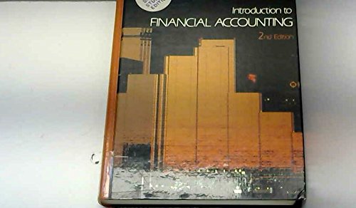 9780134836027: Introduction to financial accounting (Prentice-Hall series in accounting)