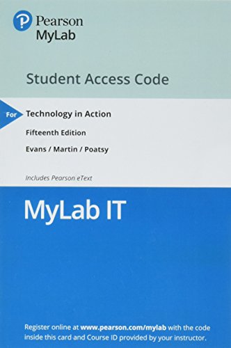 Stock image for MyLab IT with Pearson eText -- Access Card -- for Technology in Action for sale by jasonybooks