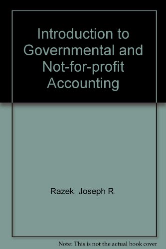 9780134844299: Introduction to governmental and not-for-profit accounting