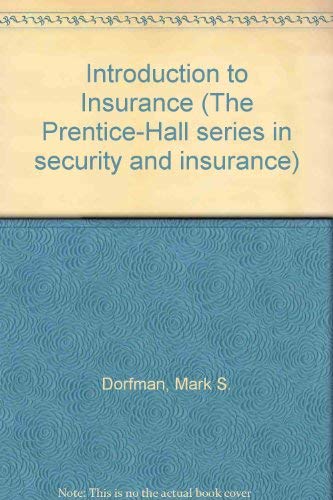 9780134848099: Introduction to Insurance