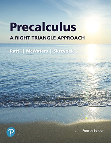 Stock image for Precalculus: A Right Triangle Approach Plus Mylab Math with Pearson Etext -- 24-Month Access Card Package [With Access Code] for sale by ThriftBooks-Atlanta