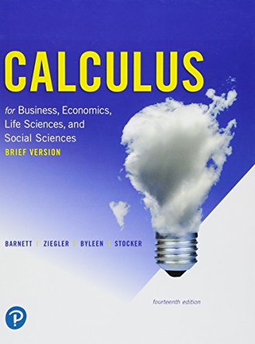 Stock image for Calculus for Business, Economics, Life Sciences, and Social Sciences, Brief Version for sale by Better World Books