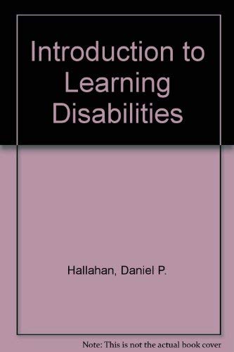 Stock image for Introduction to Learning Disabilities for sale by Wonder Book