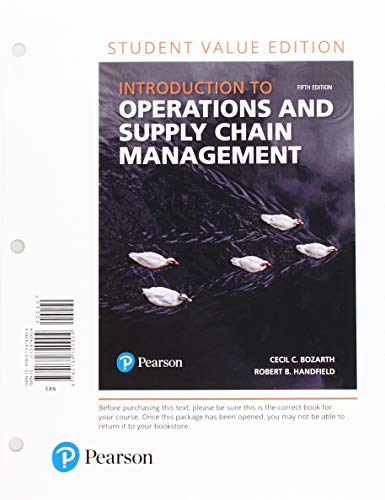 9780134855455: Introduction to Operations and Supply Chain Management