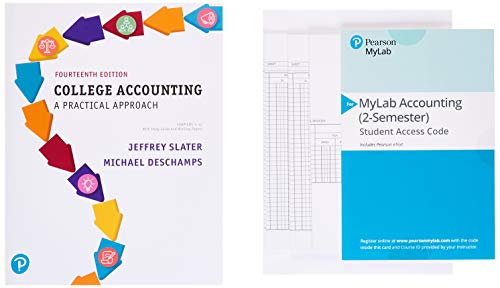 Imagen de archivo de College Accounting Chapters 1-12 + Mylab Accounting With Pearson Etext Access Card a la venta por Buchpark
