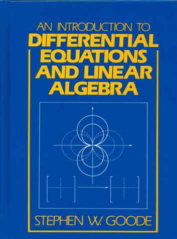 Stock image for An Introduction to Differential Equations and Linear Agebra for sale by Better World Books