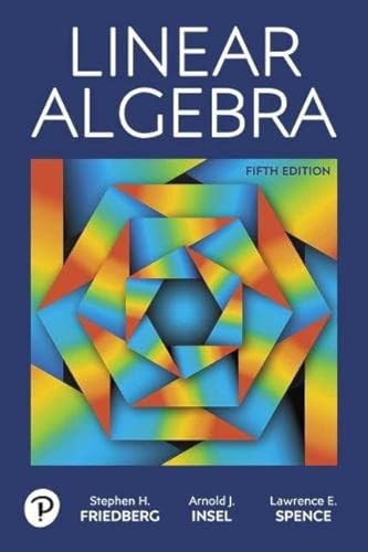 Beispielbild fr Linear Algebra zum Verkauf von BooksRun