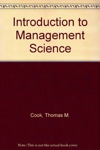 9780134860688: Introduction to Management Science