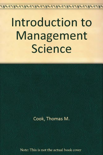 9780134860848: Introduction to Management Science