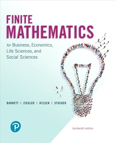 Beispielbild fr Finite Mathematics for Business, Economics, Life Sciences, and Social Sciences and Mylab Math with Pearson EText -- Title-Specific Access Card Package zum Verkauf von Better World Books