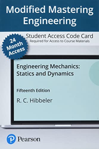Stock image for Modified Mastering Engineering with Pearson eText -- Standalone Access Card -- for Engineering Mechanics: Statics And Dynamics for sale by jasonybooks