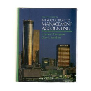 Imagen de archivo de Introduction to Management Accounting (Prentice-Hall Series in Accounting) a la venta por Irish Booksellers