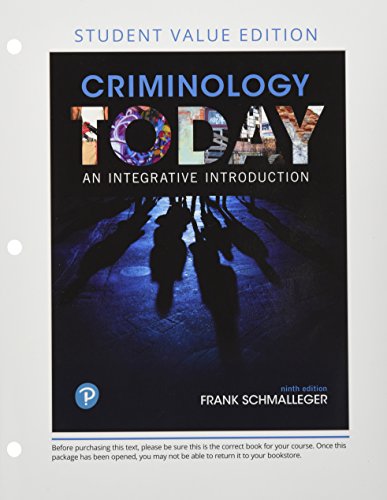 Beispielbild fr Criminology Today: An Integrative Introduction zum Verkauf von BooksRun