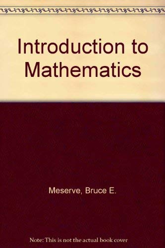 Stock image for Introduction to mathematics for sale by Wonder Book