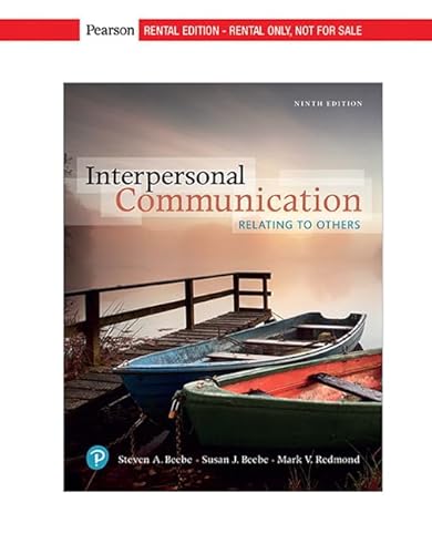 Beispielbild fr Interpersonal Communication: Relating to Others zum Verkauf von Textbooks2go