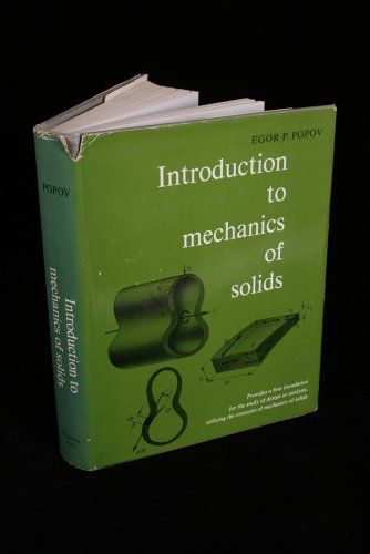 Immagine dell'editore per Introduction to Mechanics of Solids venduto da ThriftBooks-Atlanta