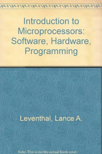 9780134878768: Introduction to Microprocessors: Software, Hardware, Programming