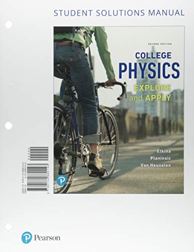 Stock image for Students Solutions Manual a La Carte for College Physics: Explore and Apply for sale by Revaluation Books