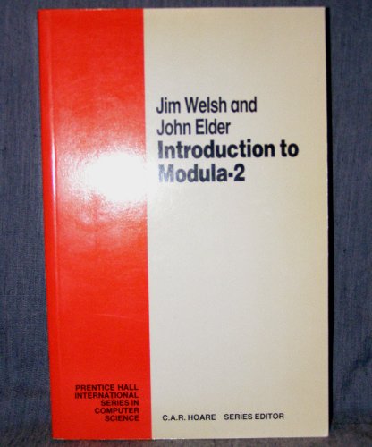 Beispielbild fr Introduction to Modula-2 (Prentice Hall International Series in Computer Science) zum Verkauf von Mr. Bookman