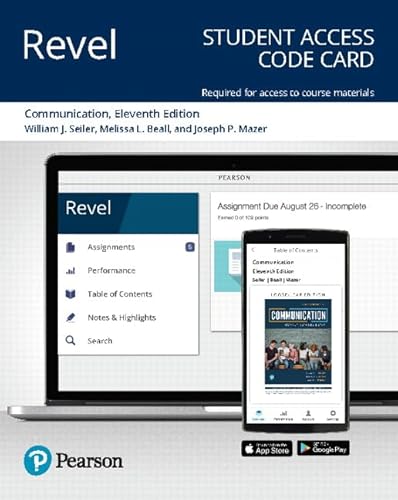 Stock image for Communication: Making Connections -- Revel Access Code for sale by BooksRun