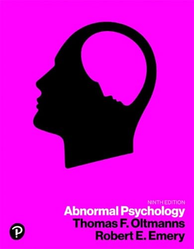 9780134899053: Abnormal Psychology