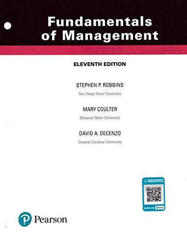9780134899213: Fundamentals of Management (11th Edition), Standalone Looseleaf Version