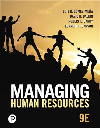 9780134900001: Managing Human Resources