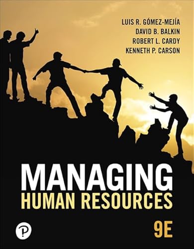 9780134900001: Managing Human Resources