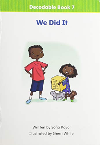 Stock image for Savvas: myView Literacy, Grade K: Decodable Book 7: We Did It (2020 Copyright) for sale by ~Bookworksonline~