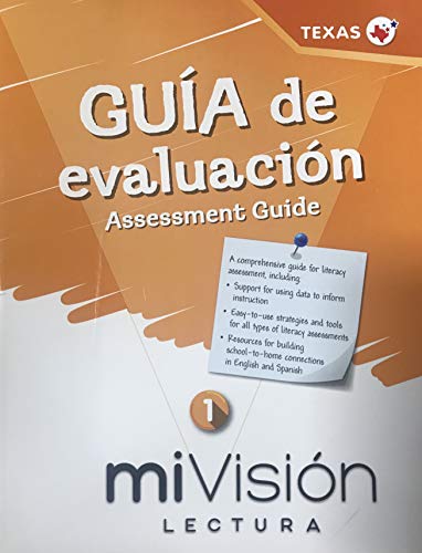 Beispielbild fr Mivision Lectura, Guia De Evaluacion Assessment Guide 1 - Texas Edicion ; 9780134911021 ; 0134911024 zum Verkauf von APlus Textbooks