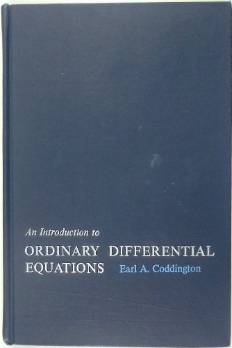 Stock image for An Introduction to Ordinary Differential Equations for sale by HPB-Red
