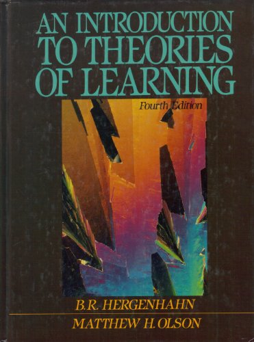 Imagen de archivo de An Introduction to Theories of Learning a la venta por Once Upon A Time Books