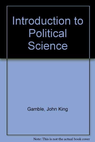 Imagen de archivo de Introduction to Political Science a la venta por ThriftBooks-Atlanta