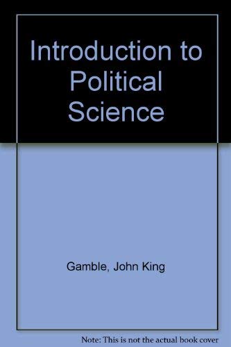 Stock image for Introduction to Political Science for sale by ThriftBooks-Atlanta