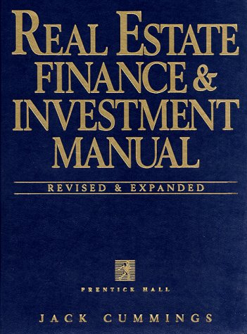 9780134933962: Real Estate Finance and Investment Manual
