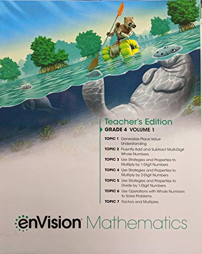 Stock image for enVision Mathematics 2020 National Teacher Edition Grade 4 Volume 1, c. 2020, 9780134953908, 0134953908 for sale by Book Deals