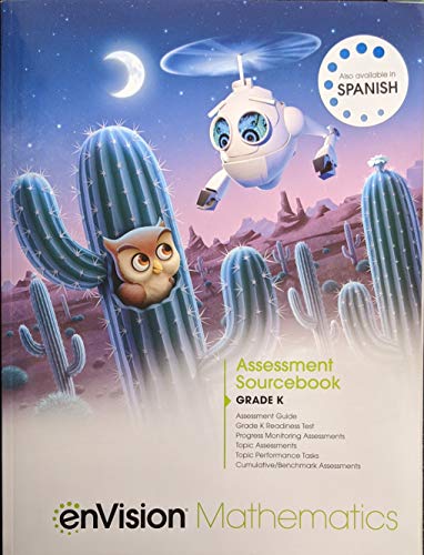 Stock image for enVision Mathematics, Grade K: Student Assessment Sourcebook Guide, Consumable (2020 Copyright) for sale by ~Bookworksonline~