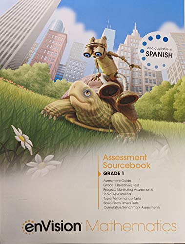 Beispielbild fr enVision Mathematics, Grade 1: Student Assessment Sourcebook Guide, Consumable ISBN 10: 0134954025 (2020 Copyright) zum Verkauf von ~Bookworksonline~