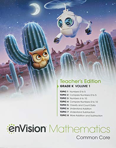 Imagen de archivo de enVision Mathematics Common Core, Grade K Volume 1 Teacher's Edition, Topics 1-8, Pub Year 2020, 9780134954790, 0134954793 a la venta por ThriftBooks-Atlanta