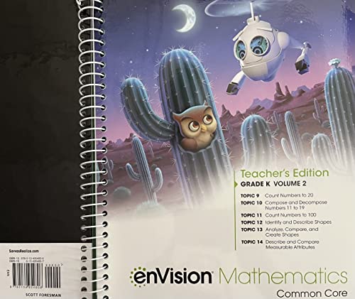 Stock image for enVision mathematics common core teachers edition grade k volume 2 for sale by Booksaver4world