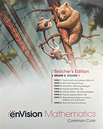 Stock image for enVision Mathematics Common Core, Grade 2 Volume 1 Teacher's Edition, Topics 1-8, Pub Year 2020, 9780134954837, 0134954831 for sale by Bookmonger.Ltd