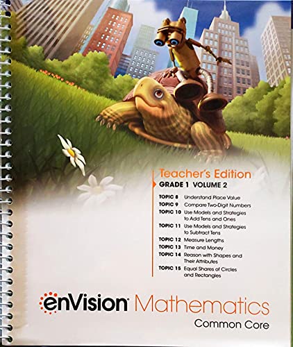 Stock image for enVision Mathematics, Common Core, Grade 1, Volume 2, Topics 8-15, Teacher's edition, c.2020, 9780134954875, 0134954874 for sale by GoldBooks