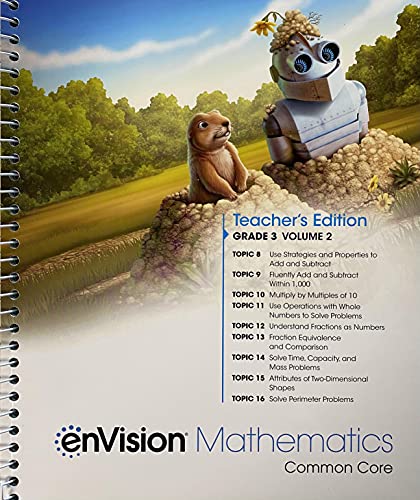 Imagen de archivo de enVision Mathematics; Common Core, Grade 3 Volume 2, Teacher Edition, c. 2020, 9780134954899, 0134954890 a la venta por Orion Tech