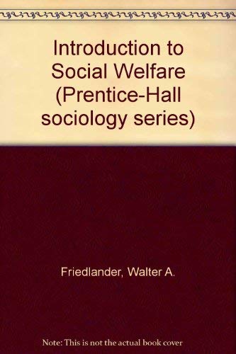 Imagen de archivo de Introduction to social welfare (Prentice-Hall sociology series) a la venta por HPB-Red