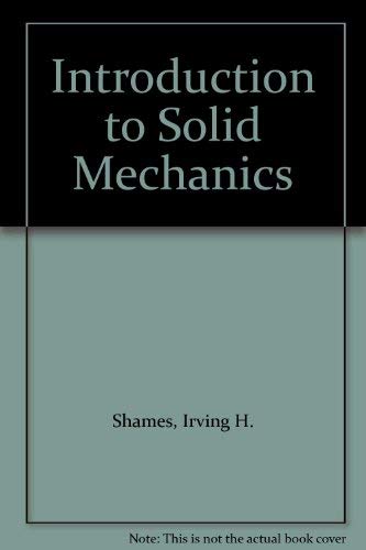 Imagen de archivo de Introduction to solid mechanics a la venta por BooksRun