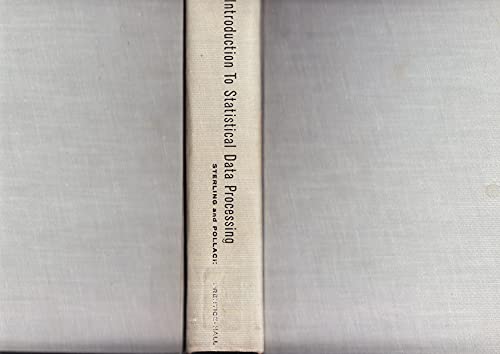 Stock image for Introduction to Statistical Data Processing (Automatic Computation S.) for sale by Kennys Bookstore