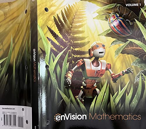 Imagen de archivo de enVision Math, Grade 6, Volume 1, Topics 1-4: National Student Soft Text, Consumable (2021 Copyright) a la venta por ~Bookworksonline~